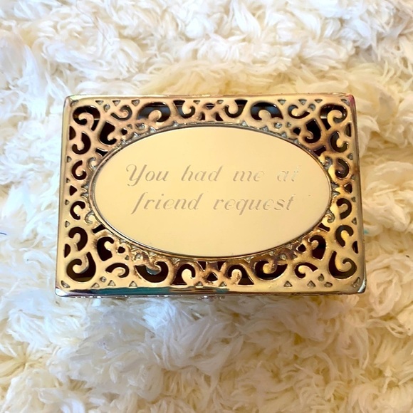 Things Remembered Sterling Silver Jewelry Box - Picture 1 of 9